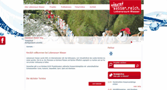 Desktop Screenshot of lebensraumwasser.at